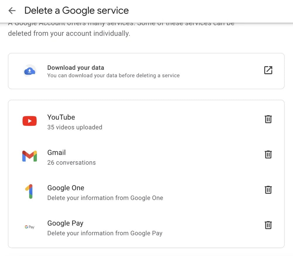 How to delete your Google Account