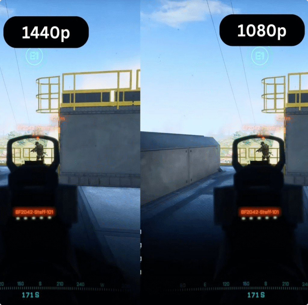 2K vs 1080p Monitor